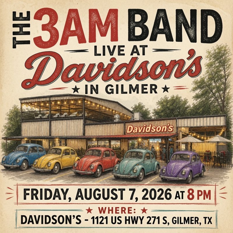 The 3am Band Live at Davidson's in Gilmer